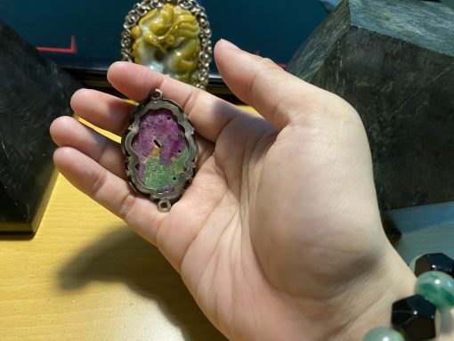 Huyết Long Khai Vận – Mặt Dây ruby thiên nhiên đa sắc vượng khí